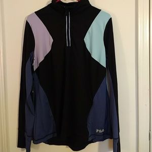 💪Fila Sport lightweight quarter-zip jacket